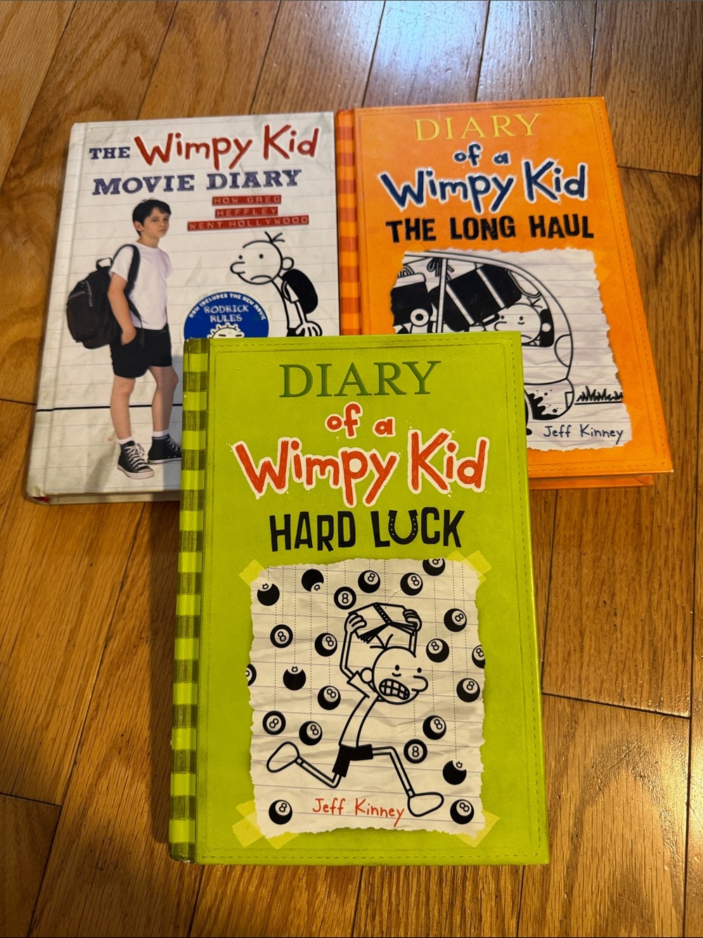 3 Wimpy Kid Books